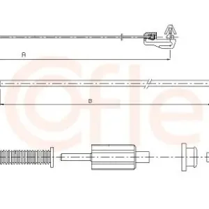 Ograniczona ilość Linka gazu COFLE 10.0387