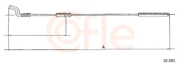 Łatwy zwrot Linka gazu COFLE 10.081
