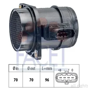 Przepływomierz masowy powietrza FACET 10.1299 Popularny