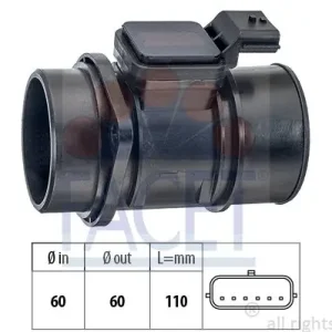 Do wyczerpania zapasów Przepływomierz masowy powietrza FACET 10.1388