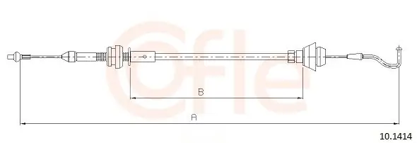 Taniej Linka gazu COFLE 10.1414