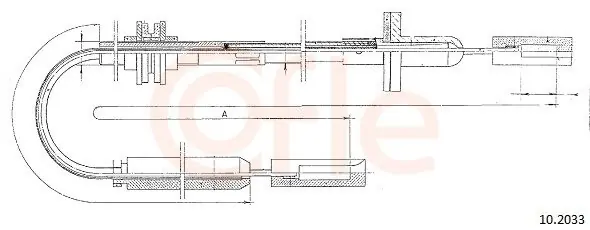 Zniżka Cięgło, sterowanie sprzęgłem COFLE 10.2033