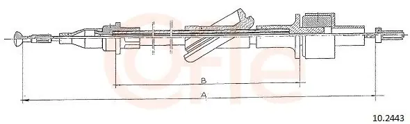 Sprawdź teraz Cięgło, sterowanie sprzęgłem COFLE 10.2443