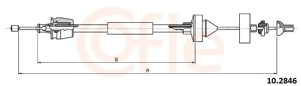 Wysoka jakość Cięgło, sterowanie sprzęgłem COFLE 10.2846
