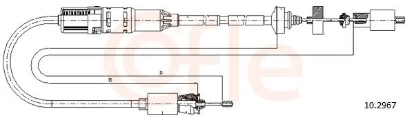 Super okazja Cięgło, sterowanie sprzęgłem COFLE 10.2967