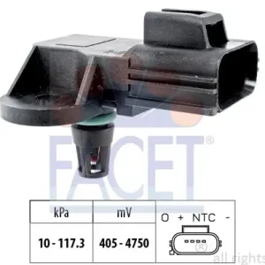 Czujnik ciśnienia powietrza, adaptacja wysokościowa FACET 10.3100 Do wyczerpania zapasów