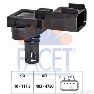 Wysoka jakość Czujnik ciśnienia powietrza, adaptacja wysokościowa FACET 10.3203