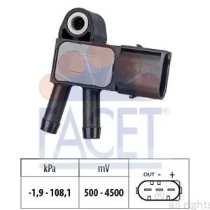 Nie przegap Czujnik, ciśnienie spalin FACET 10.3294
