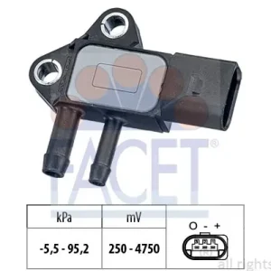 Hit cenowy Czujnik, ciśnienie spalin FACET 10.3297
