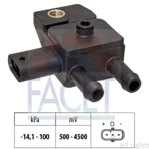 Nie przegap Czujnik, ciśnienie spalin FACET 10.3306