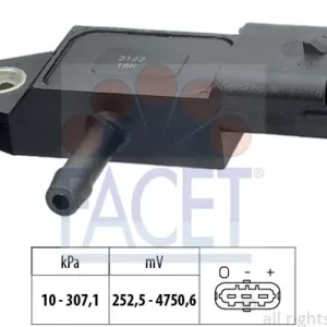 Czujnik, ciśnienie spalin FACET 10.3348 Ekspresowa dostawa