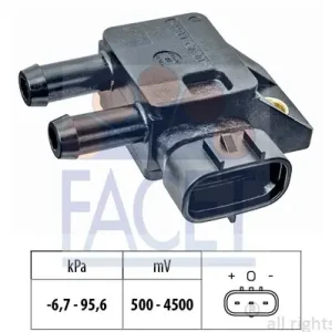 Czujnik, ciśnienie spalin FACET 10.3386 Nowy