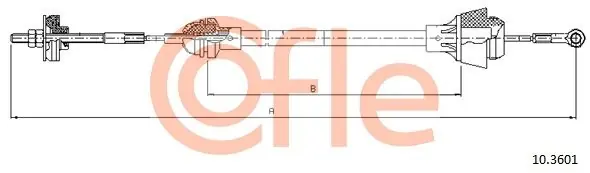 Nowość Cięgło, sterowanie sprzęgłem COFLE 10.3601