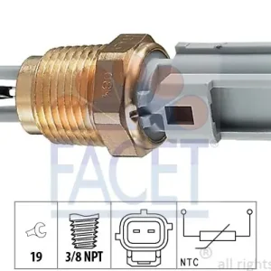 Czujnik, temperatura powietrza dolotowego FACET 10.4004 Oferta czasowa