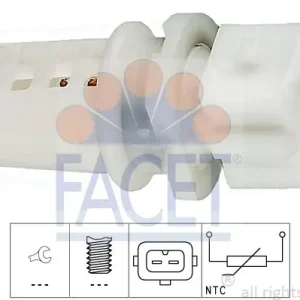 Nie przegap Czujnik, temperatura powietrza dolotowego FACET 10.4009