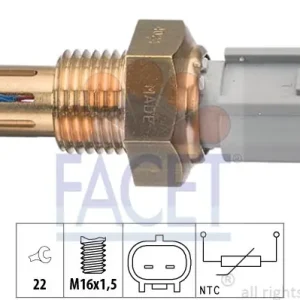 Czujnik, temperatura powietrza dolotowego FACET 10.4024 Łatwy zwrot