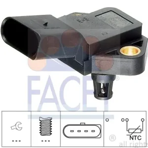 Oferta czasowa Czujnik, temperatura powietrza dolotowego FACET 10.4040