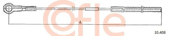 Cięgło, hamulec postojowy COFLE 10.408 Hit sprzedaży