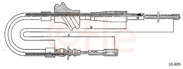 Cięgło, hamulec postojowy COFLE 10.409 Najlepsza cena