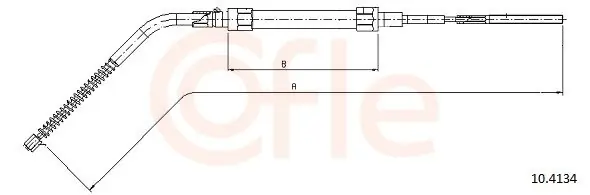 Bestseller Cięgło, hamulec postojowy COFLE 10.4134