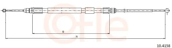 Cięgło, hamulec postojowy COFLE 10.4158 Zamów teraz