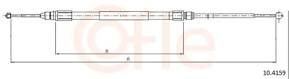 Nowość Cięgło, hamulec postojowy COFLE 10.4159