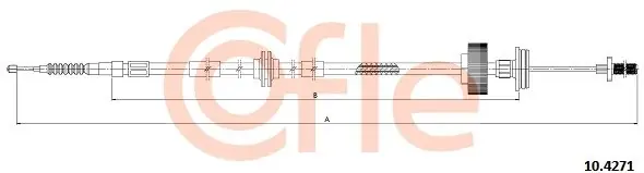 Szybka dostawa Cięgło, hamulec postojowy COFLE 10.4271