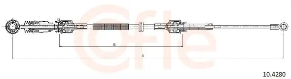 Promocja Naciąg linki, ręczna skrzynia biegów COFLE 10.4280
