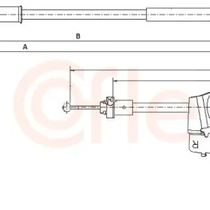 Cięgło, hamulec postojowy COFLE 10.4302 Szybka wysyłka