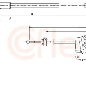 Cięgło, hamulec postojowy COFLE 10.4304 Oferta
