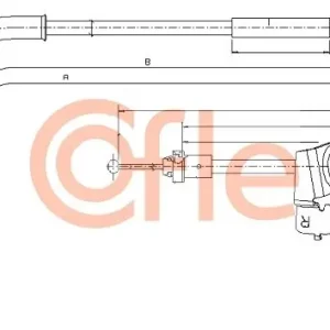 Cięgło, hamulec postojowy COFLE 10.4306 Tylko do końca tygodnia