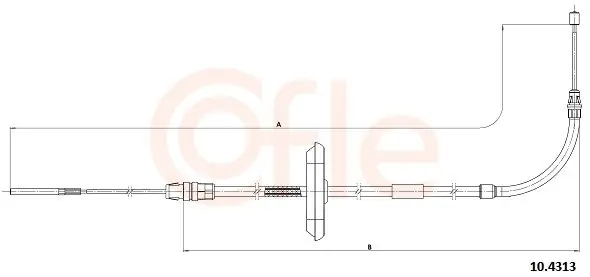 Sprawdź teraz Cięgło, hamulec postojowy COFLE 10.4313