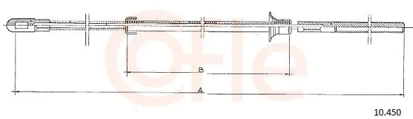 Oferta limitowana Cięgło, hamulec postojowy COFLE 10.450
