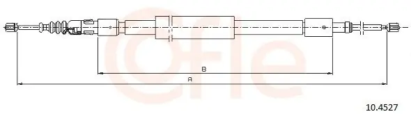 Szybka dostawa Cięgło, hamulec postojowy COFLE 10.4527