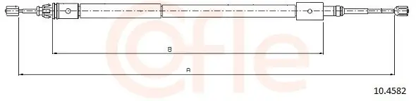 Cięgło, hamulec postojowy COFLE 10.4582 Tylko dziś