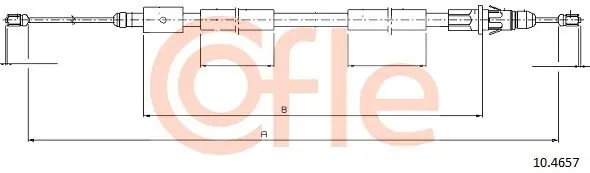 Oferta limitowana Cięgło, hamulec postojowy COFLE 10.4657
