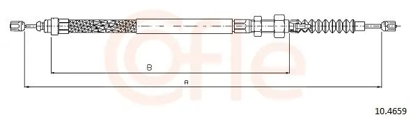 Cięgło, hamulec postojowy COFLE 10.4659 Super okazja