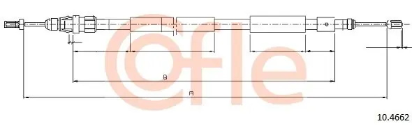 Sprawdź teraz Cięgło, hamulec postojowy COFLE 10.4662
