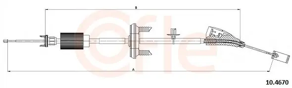 Oferta Cięgło, hamulec postojowy COFLE 10.4670