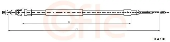 Szybka wysyłka Cięgło, hamulec postojowy COFLE 10.4710
