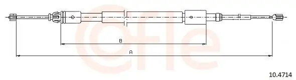 Nowość Cięgło, hamulec postojowy COFLE 10.4714