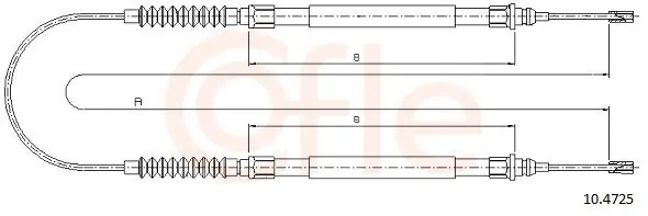 Bezpieczna płatność Cięgło, hamulec postojowy COFLE 10.4725