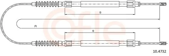Oferta limitowana Cięgło, hamulec postojowy COFLE 10.4732