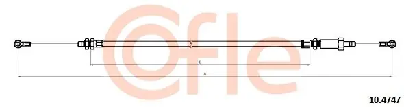 Tylko do końca tygodnia Cięgło, hamulec postojowy COFLE 10.4747