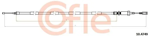 Nowość Cięgło, hamulec postojowy COFLE 10.4749