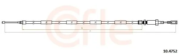 Nowość Cięgło, hamulec postojowy COFLE 10.4752