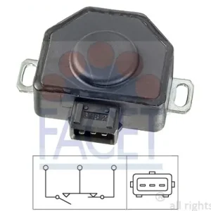 Ograniczona ilość Czujnik, ustawienie przepustnicy FACET 10.5079