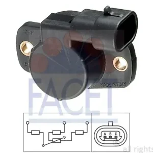 Czujnik, ustawienie przepustnicy FACET 10.5083 Premium
