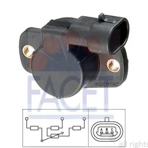 Darmowy zwrot Czujnik, ustawienie przepustnicy FACET 10.5093