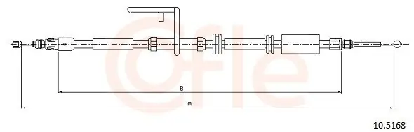 Bestseller Cięgło, hamulec postojowy COFLE 10.5168